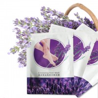 OEM lavender exfoliating foot  mask