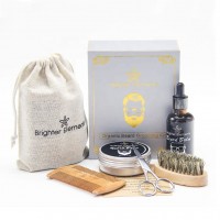 Amazon Top Quality Hot Sell Beard Oil Trimming  Kit Beard Grooming Kit  Beard Care For Men